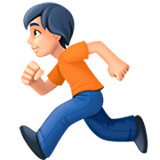 🏃🏻 Emoji Persona Corriendo: Tono De Piel Claro en Facebook 15.0.