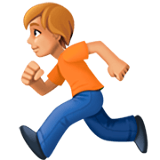 🏃🏼 Emoji Persona Corriendo: Tono De Piel Claro Medio en Facebook 15.0.