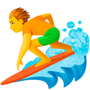 Emoji 🏄 Persona Che Fa Surf su Facebook 15.0.