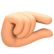 🤏🏻 Emoji Mão Beliscando: Pele Clara na Facebook 15.0.