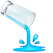 Emoji 🫗 Versare Liquido su Facebook 15.0.