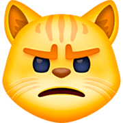 😾 Emoji Gato Enfadado en Facebook 15.0.