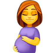🤰 Emoji Mujer Embarazada en Facebook 15.0.