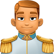 🤴🏽 Emoji Príncipe: Tono De Piel Medio en Facebook 15.0.