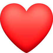 ❤️ Emoji Corazón Rojo en Facebook 15.0.