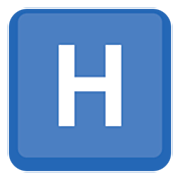 Symbole indicateur régional lettre H Facebook 15.0.