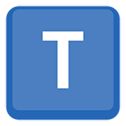 Emoji 🇹 Lettera simbolo indicatore regionale T su Facebook 15.0.