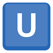 Emoji 🇺 Lettera simbolo indicatore regionale U su Facebook 15.0.
