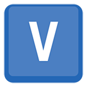 🇻 Emoji Indicador regional símbolo letra V en Facebook 15.0.