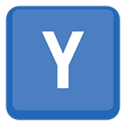 Emoji 🇾 Lettera simbolo indicatore regionale Y su Facebook 15.0.