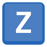 Symbole indicateur régional lettre Z Facebook 15.0.