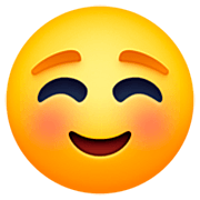 Emoji ☺️ Faccina Sorridente su Facebook 15.0.