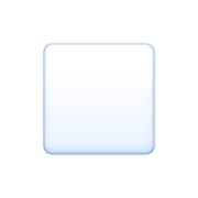 Emoji ◽ Quadrato Bianco Medio-piccolo su Facebook 15.0.