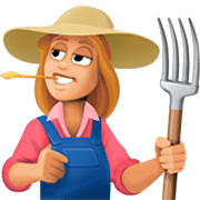 👩🏼‍🌾 Emoji Agricultora: Tono De Piel Claro Medio en Facebook 15.0.