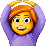 Emoji 🙆‍♀️ Donna Con Gesto OK su Facebook 15.0.