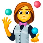 Emoji 🤹‍♀️ Giocoliere Donna su Facebook 15.0.