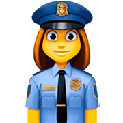 👮‍♀️ Emoji Agente De Policía Mujer en Facebook 15.0.