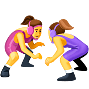 🤼‍♀️ Emoji Mujeres Luchando en Facebook 15.0.