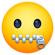 🤐 Emoji Gesicht mit Reißverschlussmund Facebook 15.0.