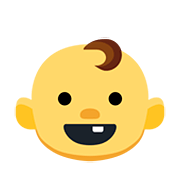 Emoji 👶 Neonato su Facebook 2.0.
