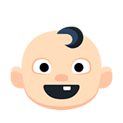 👶🏻 Emoji Bebé: Tono De Piel Claro en Facebook 2.0.