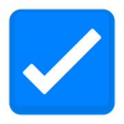 ☑️ Emoji Abstimmungsfeld mit Häkchen Facebook 2.0.