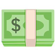 Emoji 💵 Banconota Dollaro su Facebook 2.0.