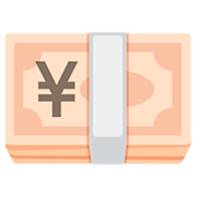 Emoji 💴 Banconota Yen su Facebook 2.0.