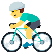 Emoji 🚴 Ciclista su Facebook 2.0.