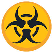 Émoji ☣️ Danger Biologique sur Facebook 2.0.