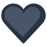 🖤 Emoji schwarzes Herz Facebook 2.0.