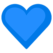 💙 Emoji Corazón Azul en Facebook 2.0.