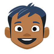 👦🏾 Emoji Junge: mitteldunkle Hautfarbe Facebook 2.0.