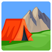 Émoji 🏕️ Camping sur Facebook 2.0.