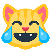 Emoji 😹 Gatto Con Lacrime Di Gioia su Facebook 2.0.
