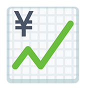 💹 Emoji steigender Trend mit Yen-Zeichen Facebook 2.0.