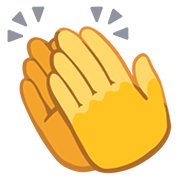 👏 Emoji klatschende Hände Facebook 2.0.