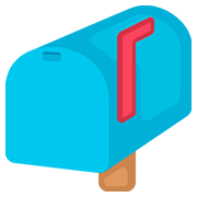 Emoji 📫 Cassetta Postale Chiusa Bandierina Alzata su Facebook 2.0.