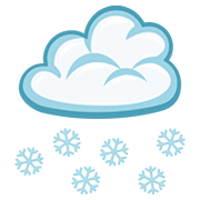 🌨️ Emoji Nube Con Nieve en Facebook 2.0.