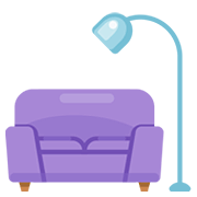 🛋️ Emoji Sofá E Luminária na Facebook 2.0.
