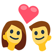 Emoji 💑 Coppia Con Cuore su Facebook 2.0.
