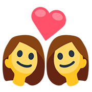 👩‍❤️‍👩 Emoji Pareja Enamorada: Mujer Y Mujer en Facebook 2.0.