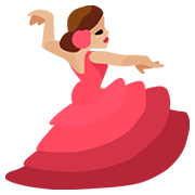💃🏼 Emoji Mujer Bailando: Tono De Piel Claro Medio en Facebook 2.0.