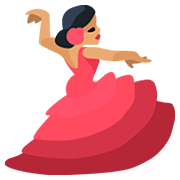 💃🏽 Emoji Mujer Bailando: Tono De Piel Medio en Facebook 2.0.