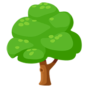🌳 Emoji árbol De Hoja Caduca en Facebook 2.0.