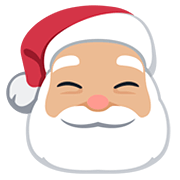 🎅🏼 Emoji Papá Noel: Tono De Piel Claro Medio en Facebook 2.0.