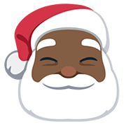🎅🏿 Emoji Weihnachtsmann: dunkle Hautfarbe Facebook 2.0.