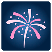 Emoji 🎆 Fuochi D’artificio su Facebook 2.0.