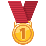 Émoji 🥇 Médaille D’or sur Facebook 2.0.
