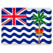 🇮🇴 Emoji Flagge: Britisches Territorium im Indischen Ozean Facebook 2.0.
